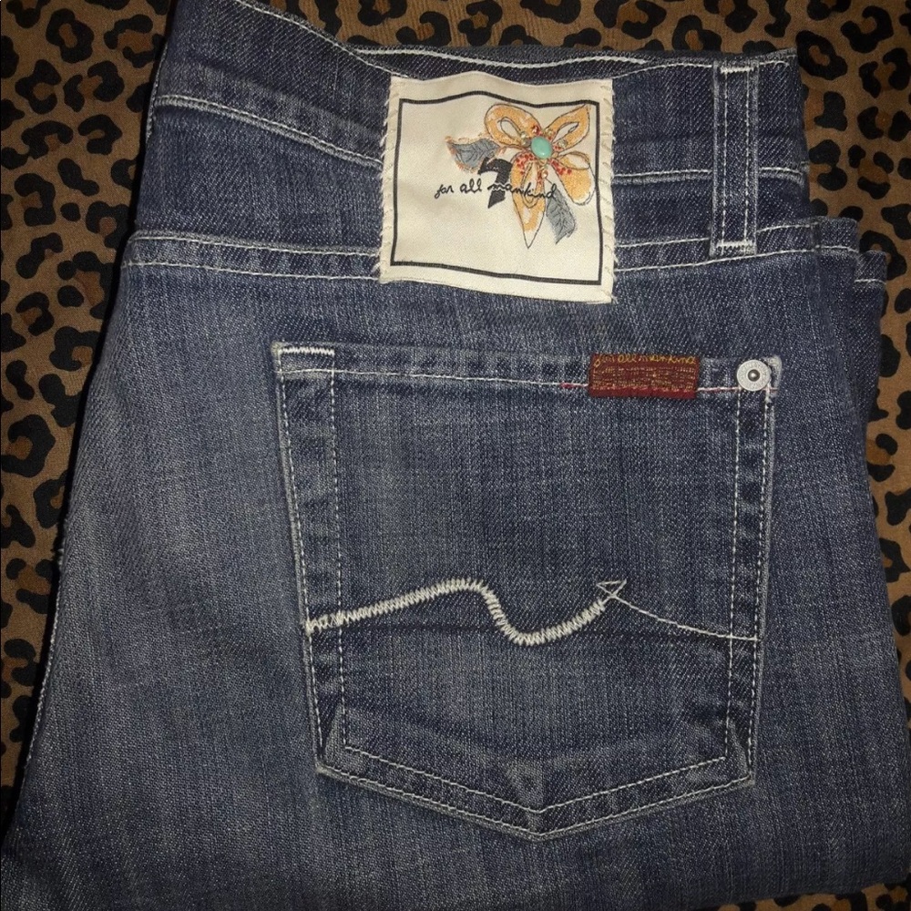 7 For All Mankind low-rise bootcut jeans size 29